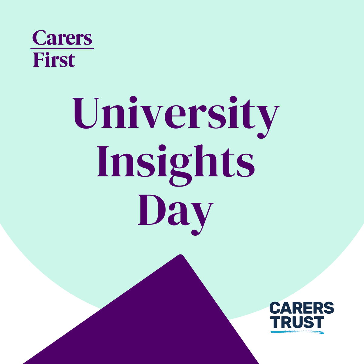 If you are a #youngadultcarer aged between 16-23, we have an opportunity for you to attend the University of London for an insights day, with travel costs included.

Contact us at LincsYacs@carersfirst.org.uk to register your interest and we will be in touch.

#Supportingcarers