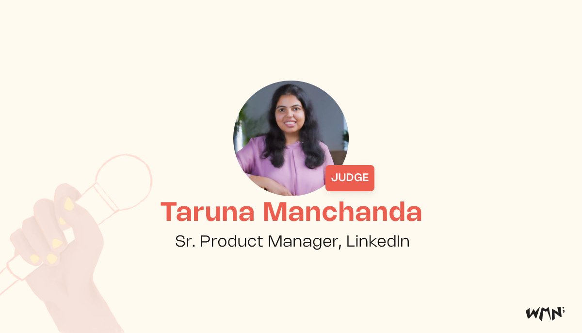 Devfolio (@devfolio) on Twitter photo 📣 Big news, wmn; builders!
<a href="/Taruna2309/">Taruna Manchanda</a>, Product Manager at <a href="/LinkedIn/">LinkedIn</a>, will be lending her expertise as a judge at the wmn; 2023 hackathon.
With a stellar track record at <a href="/Swiggy/">Swiggy Food</a>, <a href="/zetasuite/">Zeta</a>, and <a href="/wingify/">Wingify</a>, her guidance and discerning eye will help the participants immensely 🛠️ 📣 Big news, wmn; builders!
<a href="/Taruna2309/">Taruna Manchanda</a>, Product Manager at <a href="/LinkedIn/">LinkedIn</a>, will be lending her expertise as a judge at the wmn; 2023 hackathon.
With a stellar track record at <a href="/Swiggy/">Swiggy Food</a>, <a href="/zetasuite/">Zeta</a>, and <a href="/wingify/">Wingify</a>, her guidance and discerning eye will help the participants immensely 🛠️
