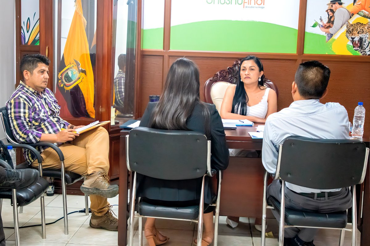 Gustosa de recibir en mi despacho a aliados estratégicos en temas de seguridad.
Estamos trabajando en acciones inmediatas por un Shushufindi más seguro.