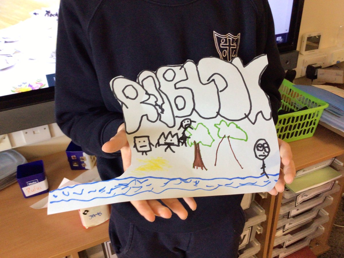 2H are enjoying our create learning and today spent the afternoon creating messages in maps. We each chose a word to make into an island some did 2D some did elements of 3D. <a href="/ololprimary_HT/">Headteacher at OLOL</a> #ArtOLOL @OLOL_DeputyHead @MrsAlmond3A