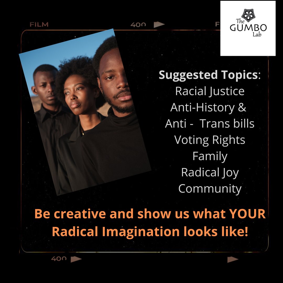 LabGumbo's tweet image. SUBMISSIONS OPEN TODAY!! Link in Bio. Seeking films from Black, Latinx, Indigenous, AAPI, and POC creators. lnk.bio/tamara.della.a…
@Andersontamara 

#BIPOCfilmmakers #Latinxfilmmakers #films #filmshorts