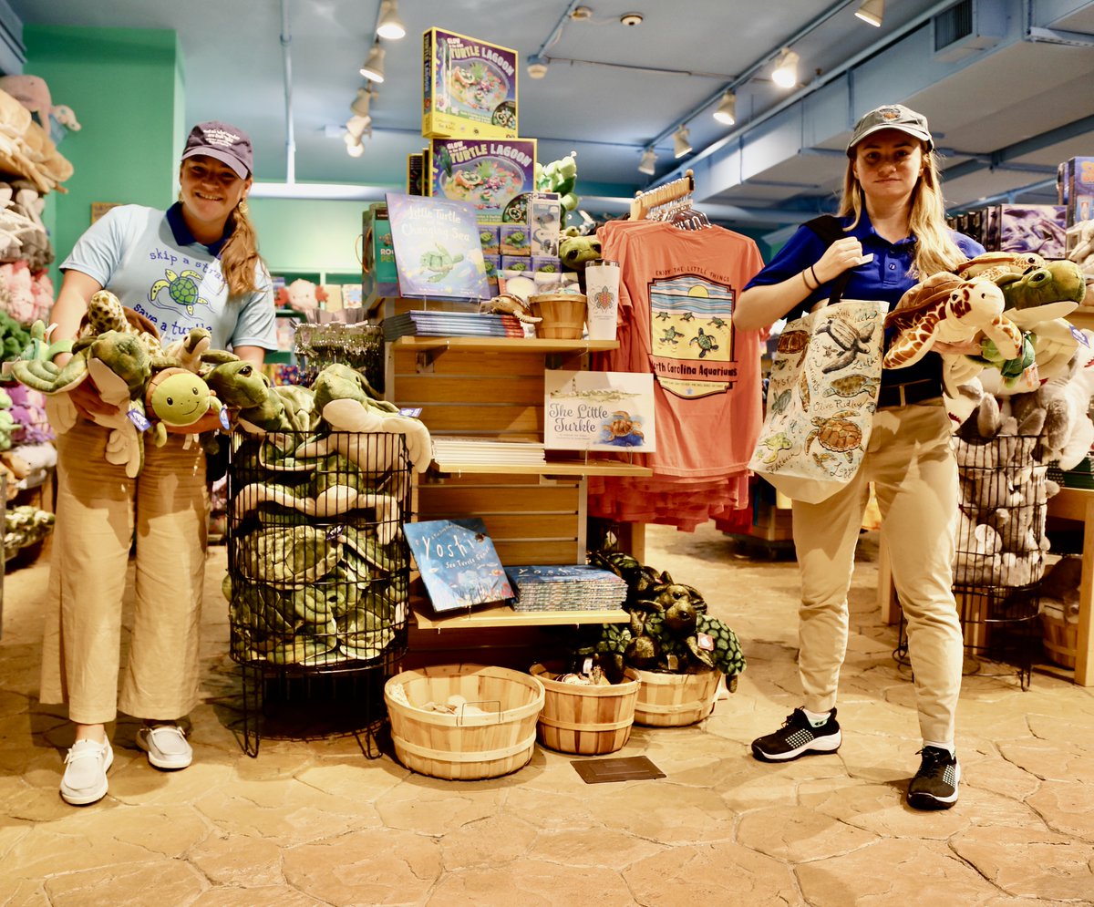 NCAquariumFF's tweet image. It's World Turtle Day! Shellabrate with us. Even our gift shop is shellabrating with turtley awesome souvenirs to remember your #NCAFF visit and to support conservation. #ShellabrateTurtles #SaveTurtles #SkiptheStraw