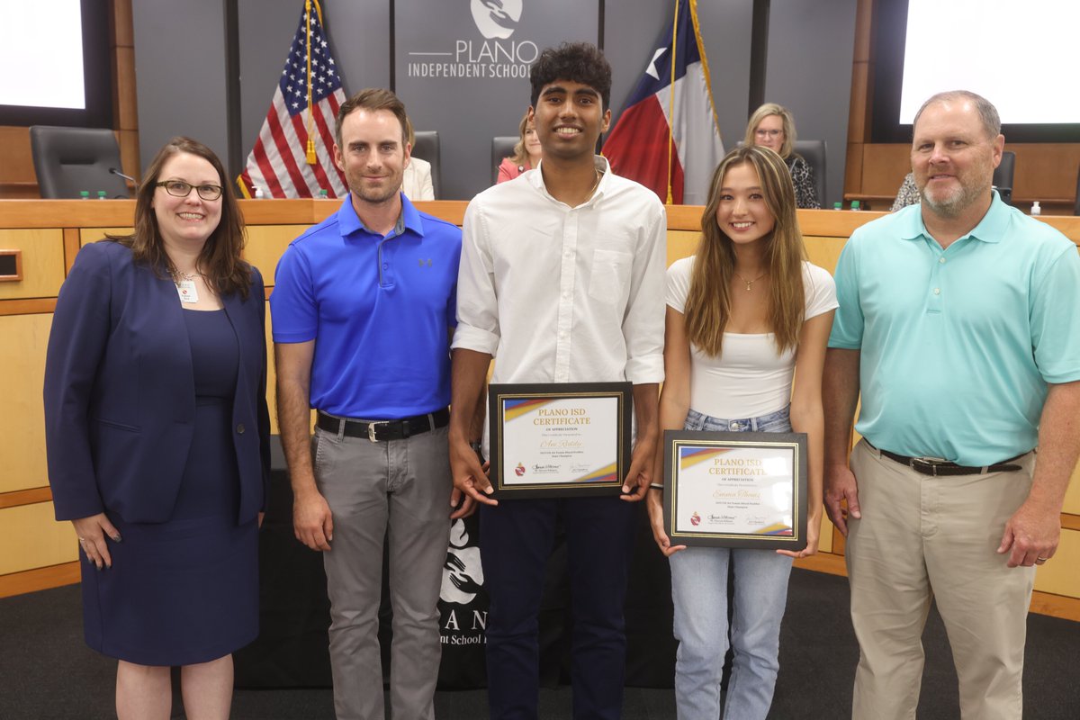 Plano ISD on Twitter: "Plano ISD Board Recognition Recap - May 16, 2023