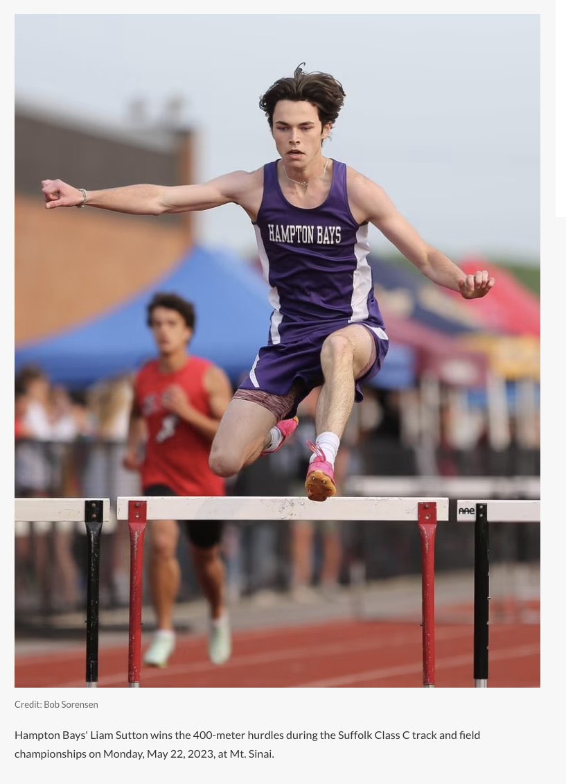 VBatt_PhysEd's tweet photo. Plenty of 1st place finishes for Hampton Bays at our track &amp; field County Championship’s yesterday! 400m dash, 200m dash, 400 Hurdles and 4x400 relay. @PapajohnMatthew also broke a 45 year old school record running 50.28 in the 400m dash❗️ @BaymenAD @hbschools @HamptonBaysES https://t.co/lbKKyZLU4z