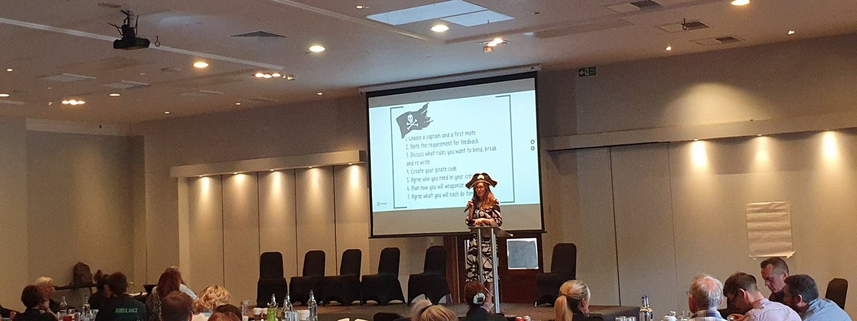 Advancing Quality Alliance (Aqua) (@aqua_nhs) on Twitter photo Be more pirate!
<a href="/Abigail_NHS/">Abigail Harrison</a> invites the room to discuss how we can break rules, and weaponise our stories.
<a href="/NWAmbulance/">North West Ambulance Service</a>
<a href="/NHSNW/">NHS North West</a>
#NWHandover Be more pirate!
<a href="/Abigail_NHS/">Abigail Harrison</a> invites the room to discuss how we can break rules, and weaponise our stories.
<a href="/NWAmbulance/">North West Ambulance Service</a>
<a href="/NHSNW/">NHS North West</a>
#NWHandover