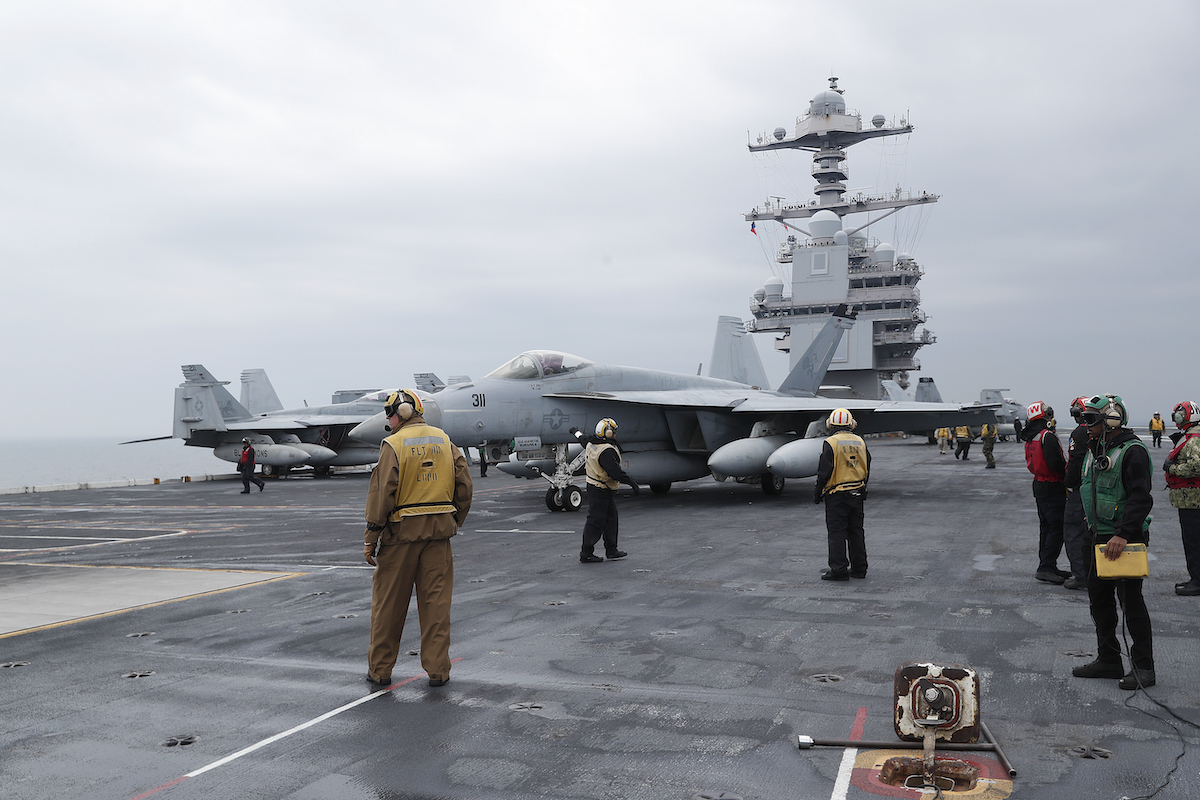 Forsvaret_no's tweet photo. The largest warship in the world, USS Gerald R. Ford, is set to arrive in #Oslo tomorrow. The arrival of the US aircraft carrier allows us to further develop our cooperation and relationship with our most important ally, the #USA. Welcome to Oslo, @Warship_78! #geraldrford https://t.co/rTHrGtlXuJ