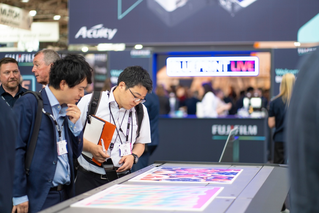 FujifilmPrint's tweet photo. This week we’re at FESPA in Munich. Visitors are enjoying a close-up look at the amazing quality samples from our expanding range of Acuity wide format printers.

Come and see for yourself, we’re on Stand B10, Hall A1 until May 26th.

 https://t.co/9pT3gDi7t2
#FESPA #FESPA2023 https://t.co/DMyJDIEYrd