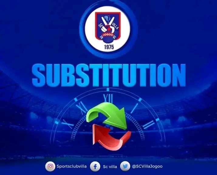 SCVillaJogoo's tweet image. ⏰  | 𝐂𝐇𝐀𝐍𝐆𝐄
 Substitutions
 
Mutebi, Bbatte, Kakande | 𝐎𝐍 |
Ssekajja, Kalule, Bogere| 𝐎𝐅𝐅 |

SC Villa 1-0 Blacks Power 

#VILLABPFC | #SCVUpdates | #UPLLIVE