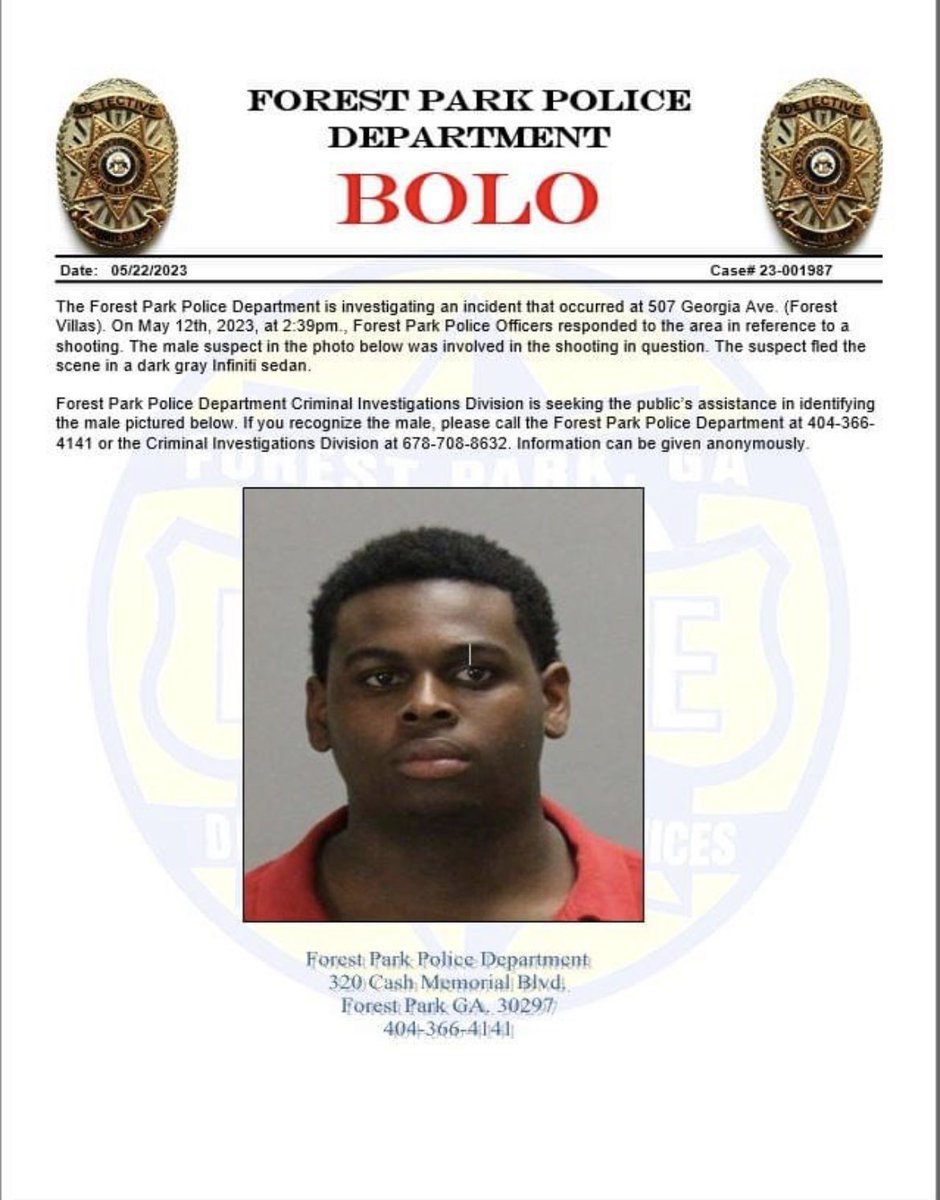ForestParkGaPD's tweet photo. #BOLO #publicsafety #ForestPark https://t.co/cX3gKzWyUg