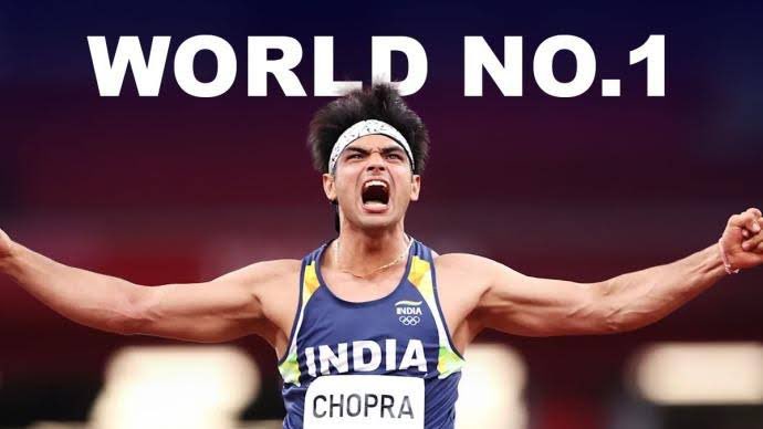 commpactmaims's tweet photo. In a major career milestone, Olympic gold medallist Neeraj Chopra claimed world number 1 ranking in men's javelin for the first time ever with a total of 1455 points.
#NeerajChopra #neerajchoprajavelinthrow https://t.co/5tNsDAnsu5