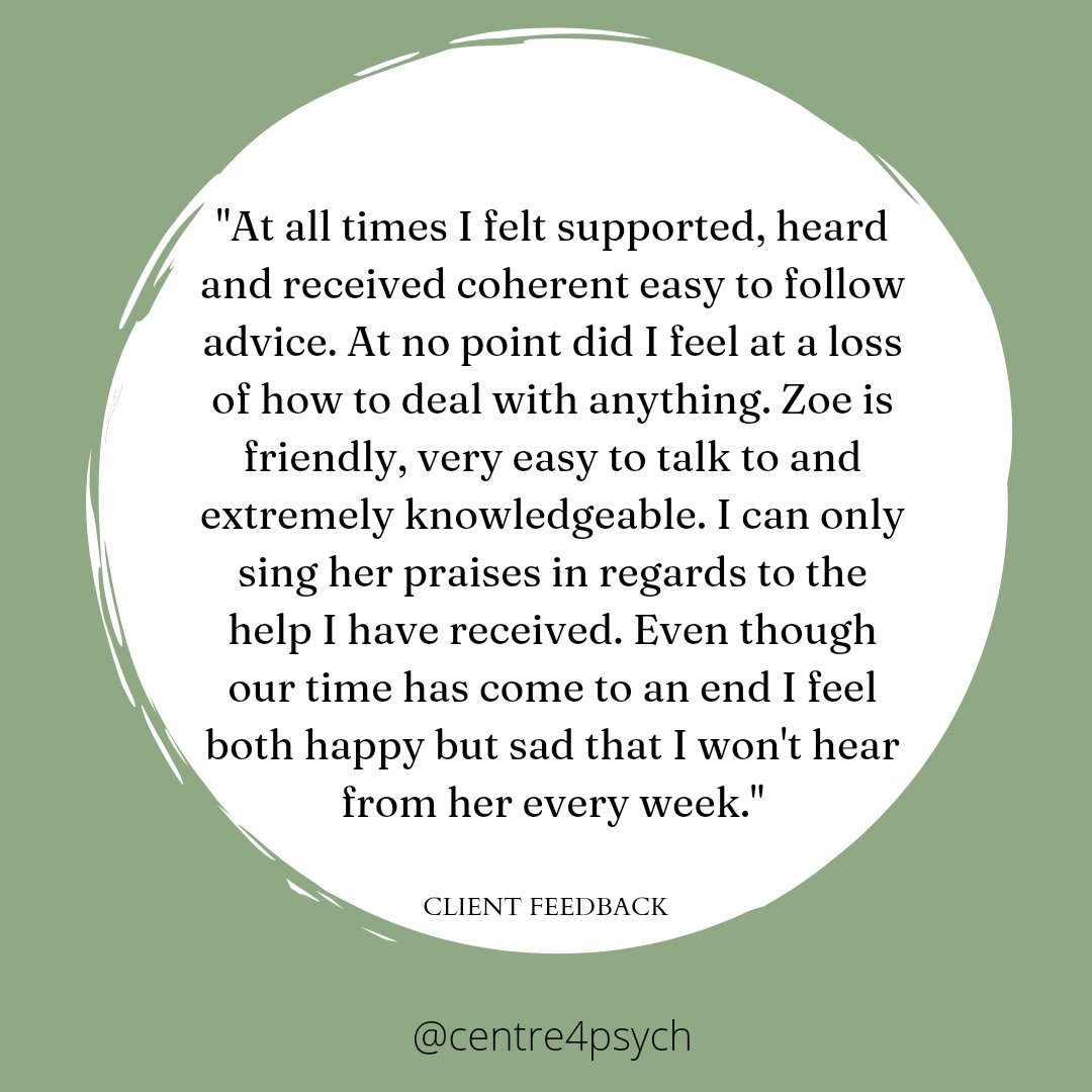 Our therapists are here to listen and help figure out which techniques might work best for you. If you would like to access CBT or find out more, get in touch:
📧 surrey@centreforpsychology.co.uk 
📞 01483 901 429
🖥 centreforpsychology.co.uk

#cbt #selfhelp #therapyinsurrey