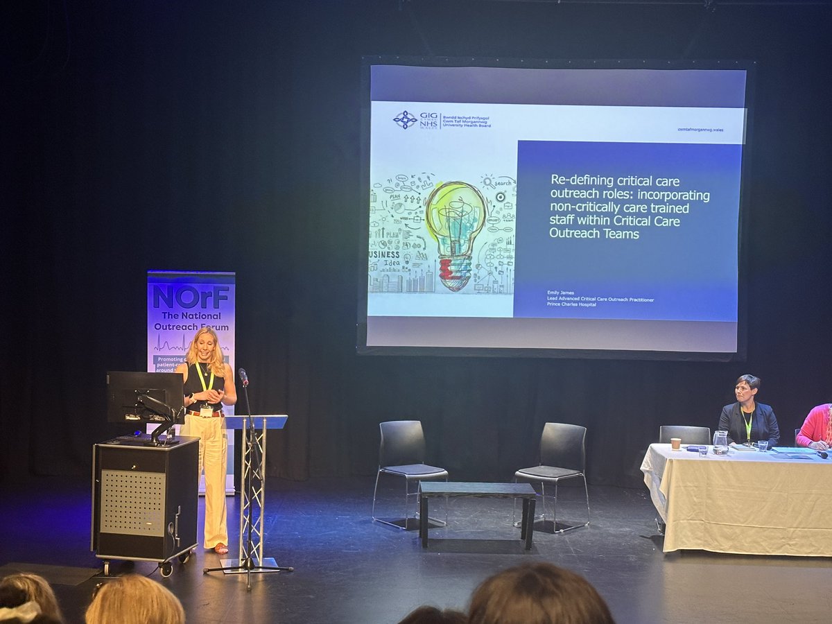 CrazieLilDaizie's tweet photo. Our very own Emily James presenting ‘re-defining roles in Critical Care Outreach’ at the #Norf conference….
@CwmCare @CwmTafMorgannwg @CwmtafNursEd @NurseGregDix @GervanJones @niabrom https://t.co/VqugVIFoS4