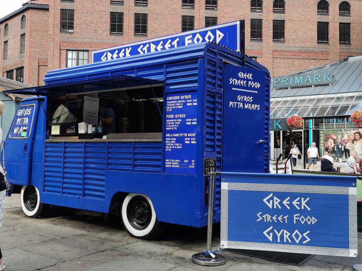 Taste the sunshine with a delicious Greek-style pitta wrap filled with a meaty or veggie filling of your choice, from the On The Road Greek Street Food van in the Coppergate Centre. #CoppergateYork facebook.com/ontheroadGreek…