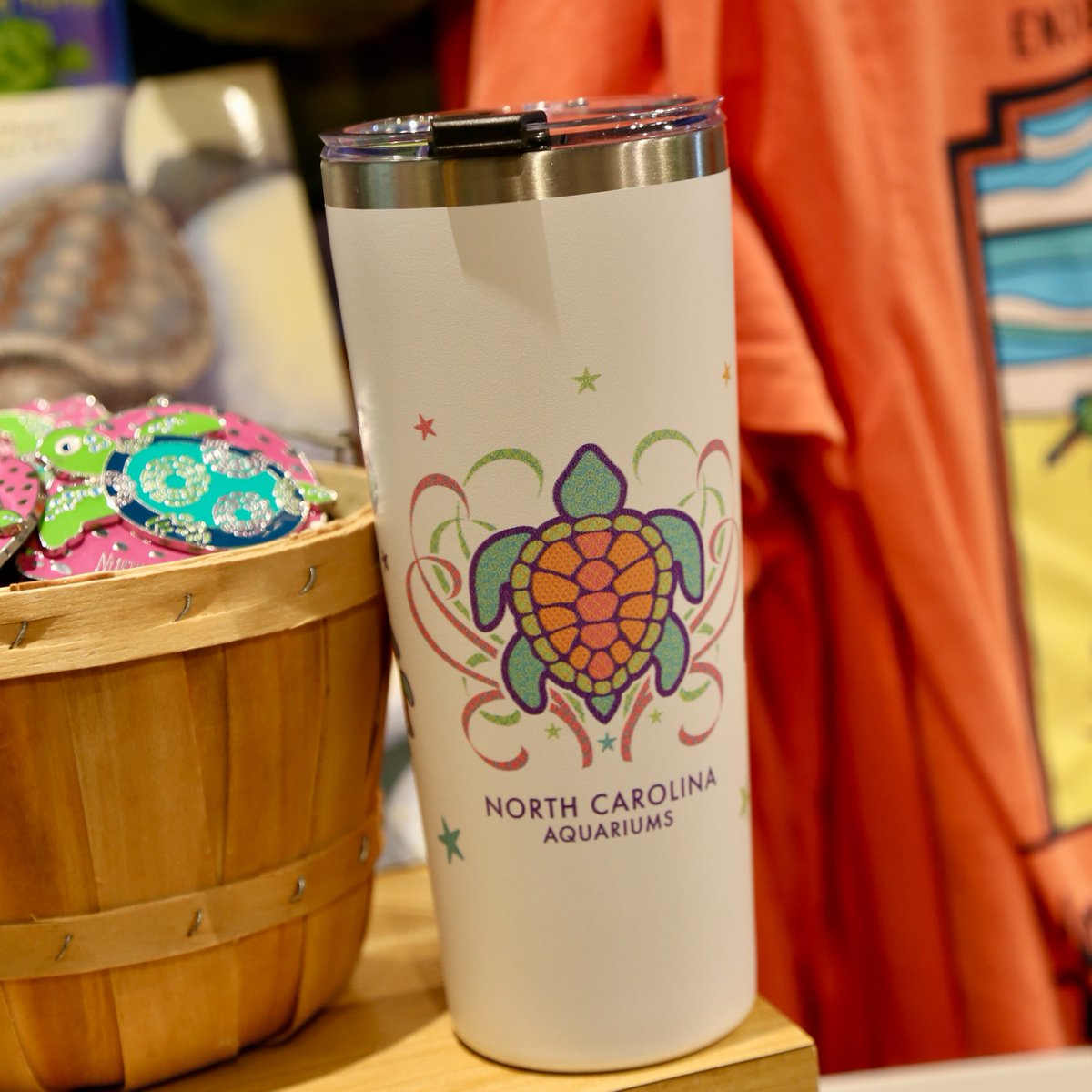 NCAquariumFF's tweet image. It's World Turtle Day! Shellabrate with us. Even our gift shop is shellabrating with turtley awesome souvenirs to remember your #NCAFF visit and to support conservation. #ShellabrateTurtles #SaveTurtles #SkiptheStraw