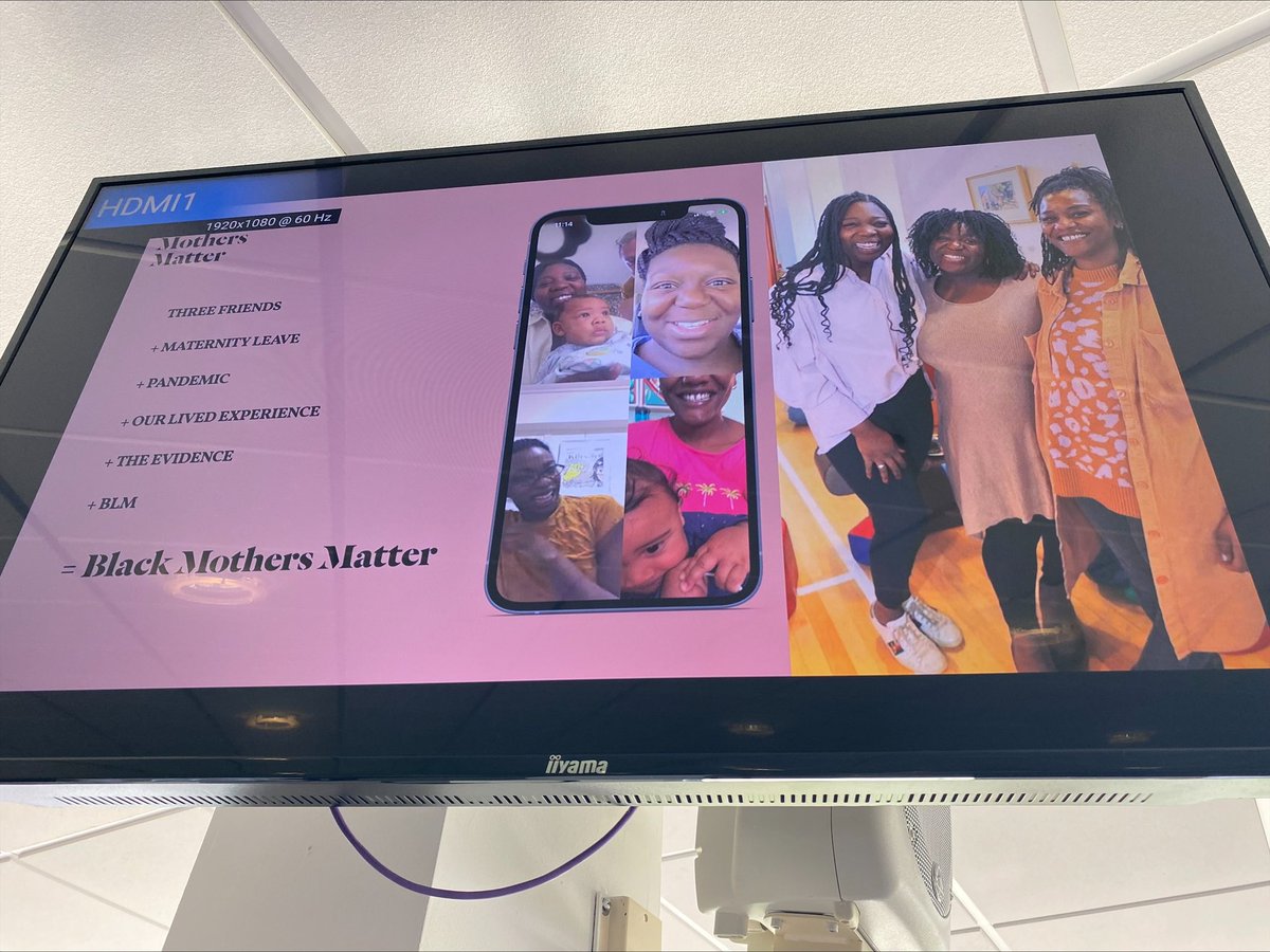 wayofthekoi's tweet photo. #SWRMPT_Awards23 #SWRMPT
Undoubtedly my standout session of the day: Sonah Paton and Dr Aisha Davies from #blackmothersmatter https://t.co/m7i8CyL3Yn