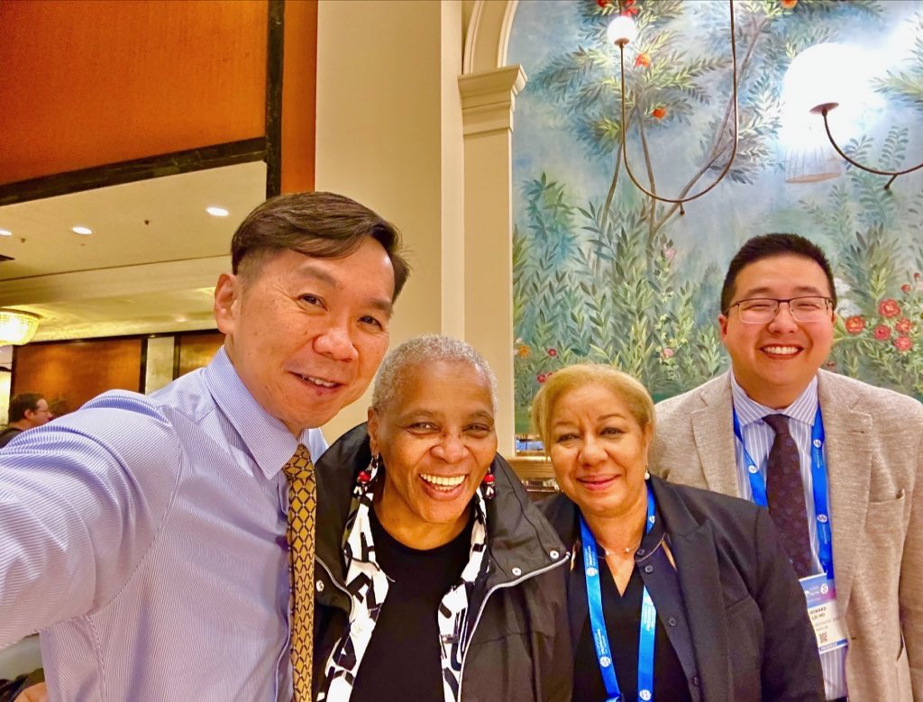 DrHowardLiu's tweet photo. As I head out from #APAAM23, I leave with a sense of optimism. 

The psychiatry community has been at the frontline throughout the pandemic. 

There is a growing recognition that sustained investment in mental health workforce &amp; services is needed. 

We must renew our commitment! https://t.co/eClWWYCx4D