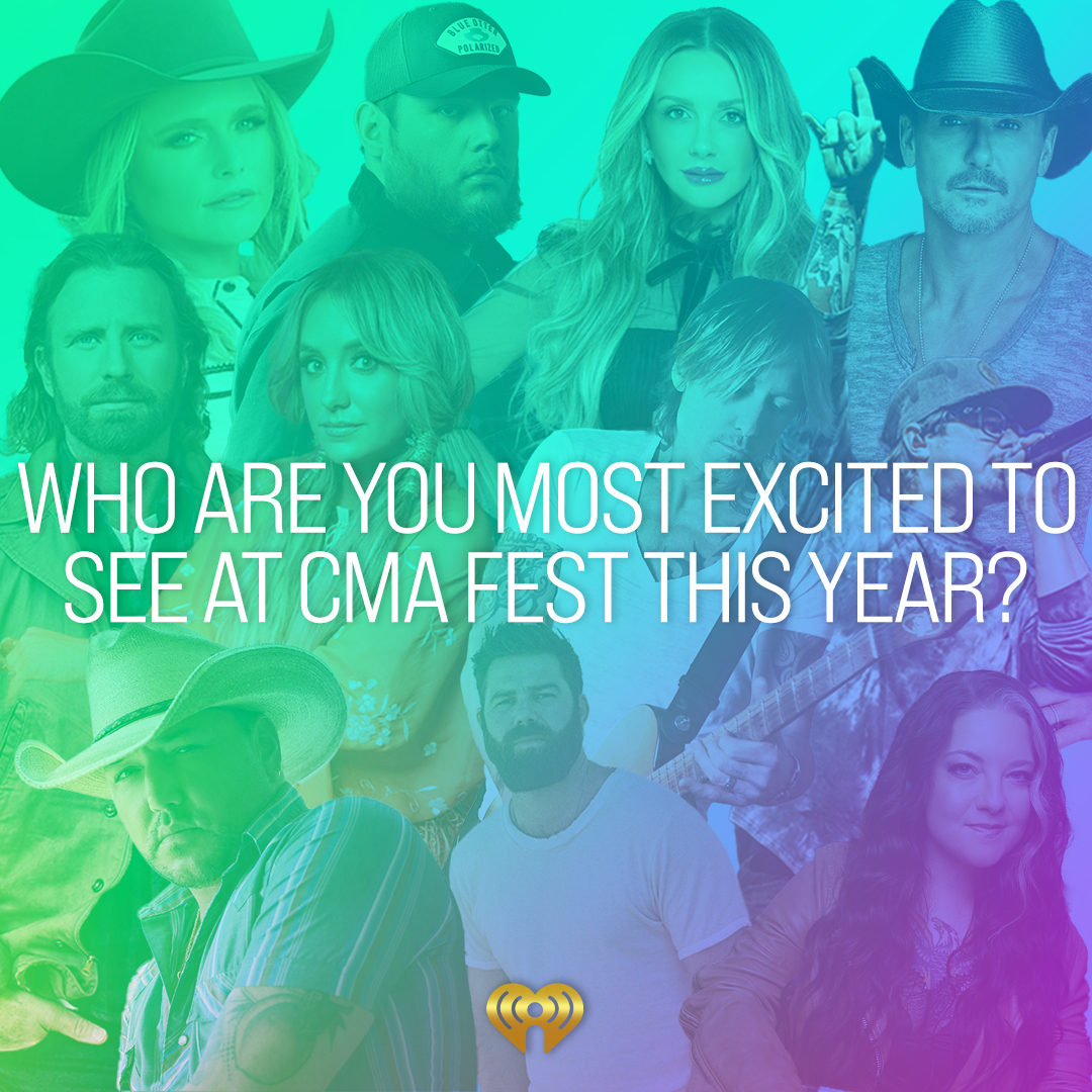 We're just 2 weeks away from the 50th #CMAFest!!! 🤠❤️🔥 

Get excited with today's country hits: ihr.fm/iHCRadio