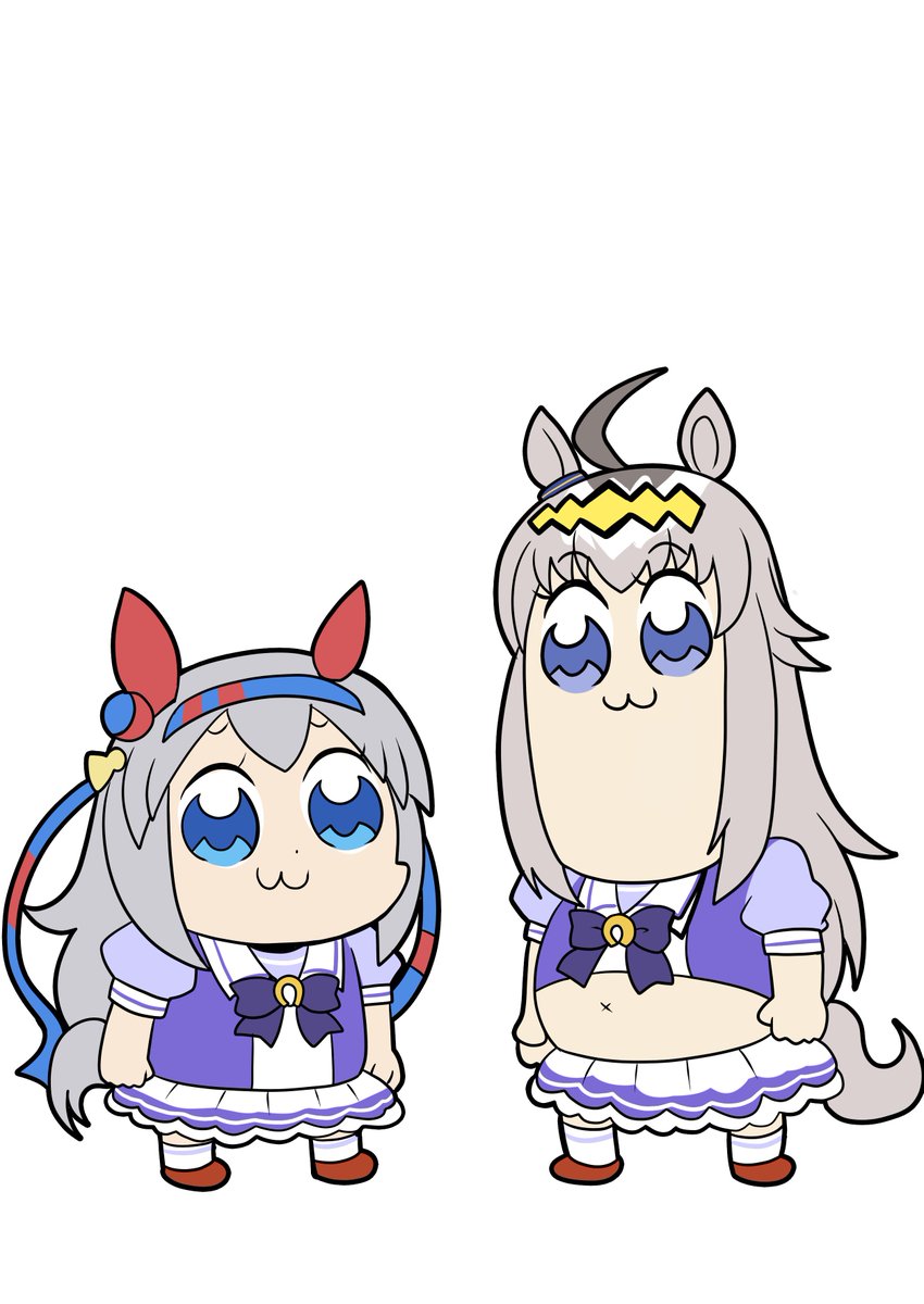 個人的には新勝負服もいいけど旧勝負服もすき #ウマ娘 #タマモクロス生誕祭2023