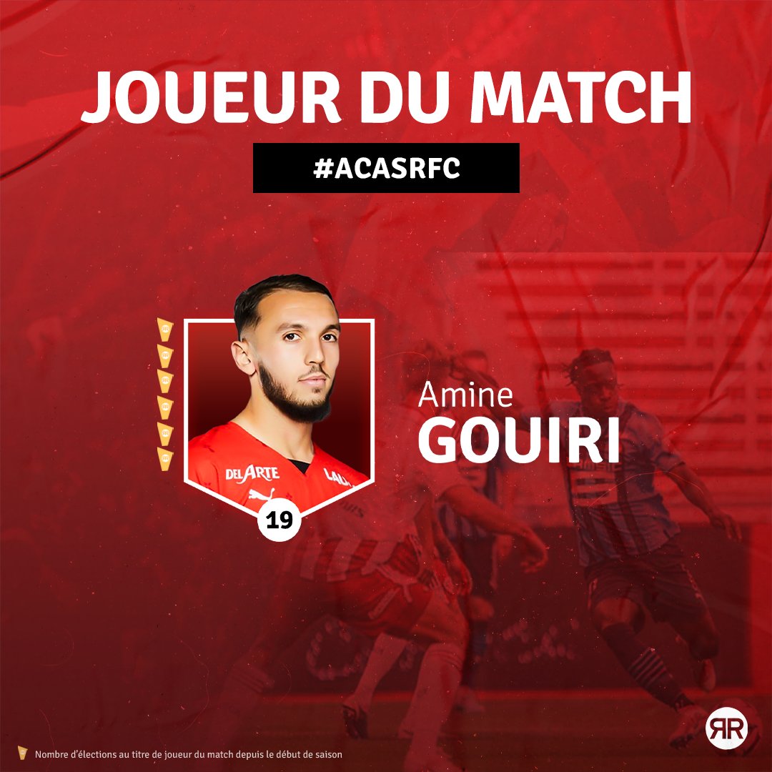 RadioRoazhon's tweet photo. 🏆 Vous avez élu Amine Gouiri en tant que joueur du match après la victoire face à l'@ACAjaccio (0-5) !
🥇 Gouiri (8,81/10)
🥈 Doku (7,72/10)
🥉 Majer (6,91/10)
#RoazhonDOr #ACASRFC #ObjectifEurope https://t.co/x8Hr0D4xB0