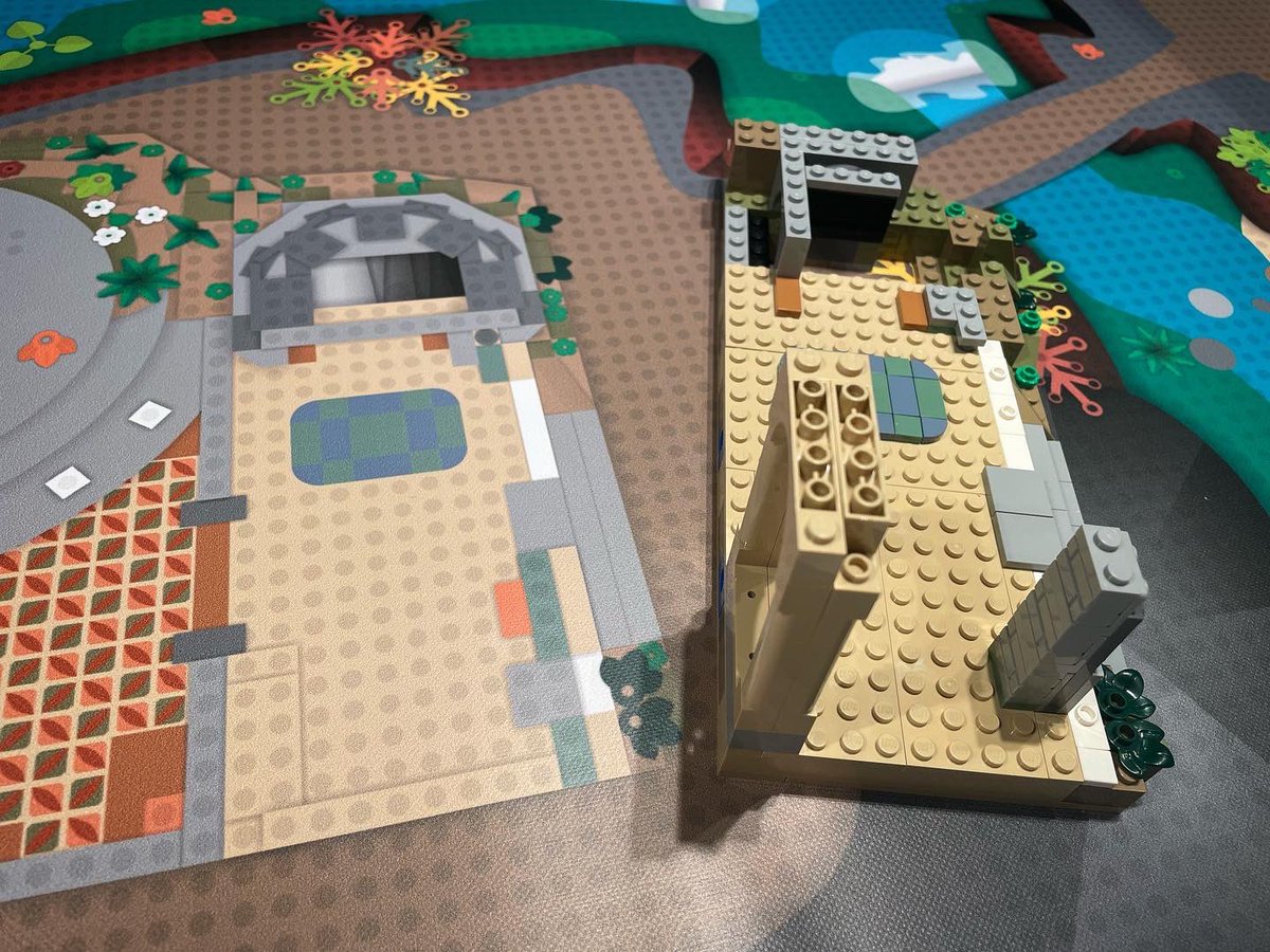 brickmaps's tweet photo. Meanwhile #frodo is being joined by #samwisegamgee on the ‘Elven Town’ #brickmap and #rivendell colors and sizes seem to be matching up perfectly so far!👌🏻@lego #lego #legophotography #legorivendell #legolotr #legolordoftherings https://t.co/7gi1C4iVsQ