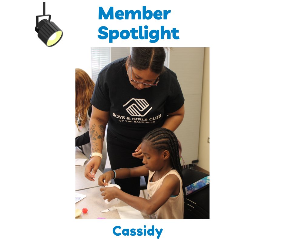 Cassidy struggled with significant changes at home and was adjusting to a new school. The Boys and Girls Club at Sandhills Community College provided support and encouragement. She found peace and happiness through healthy lifestyle activities and programs.
#healthylifestyles
