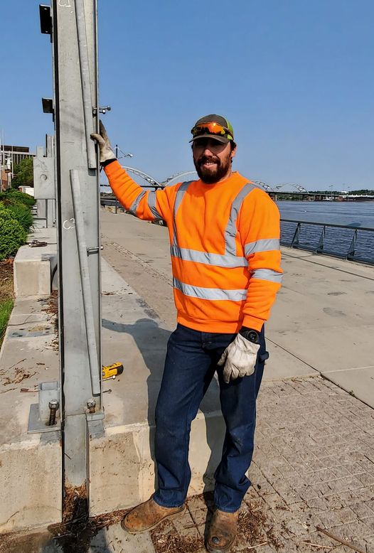 For National #PublicWorks Week, #rockisland honors Ky Paxson, who is a Maintenance I employee in Municipal Services Division. "I love working outside &amp; driving the equipment," he said. "I enjoy working with all the guys - it's a good crew." #twill