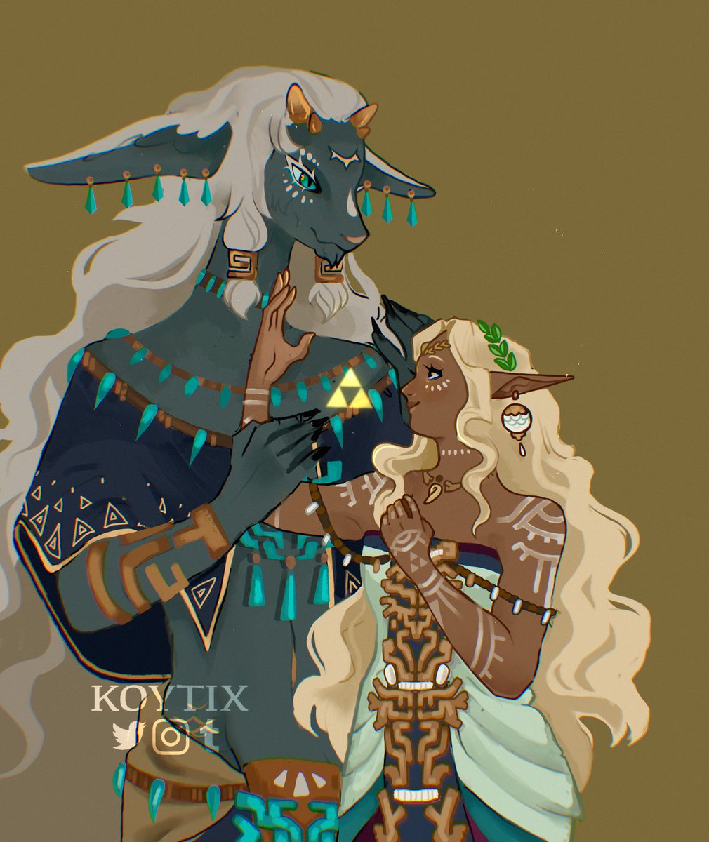 The first King and Queen of Hyrule. Words cannot describe how much I adore these two and their contribution to the game!

#Rauru #Sonia #TearsoftheKingdom 
#TheLegendOfZelda #TLOZ #TOTK