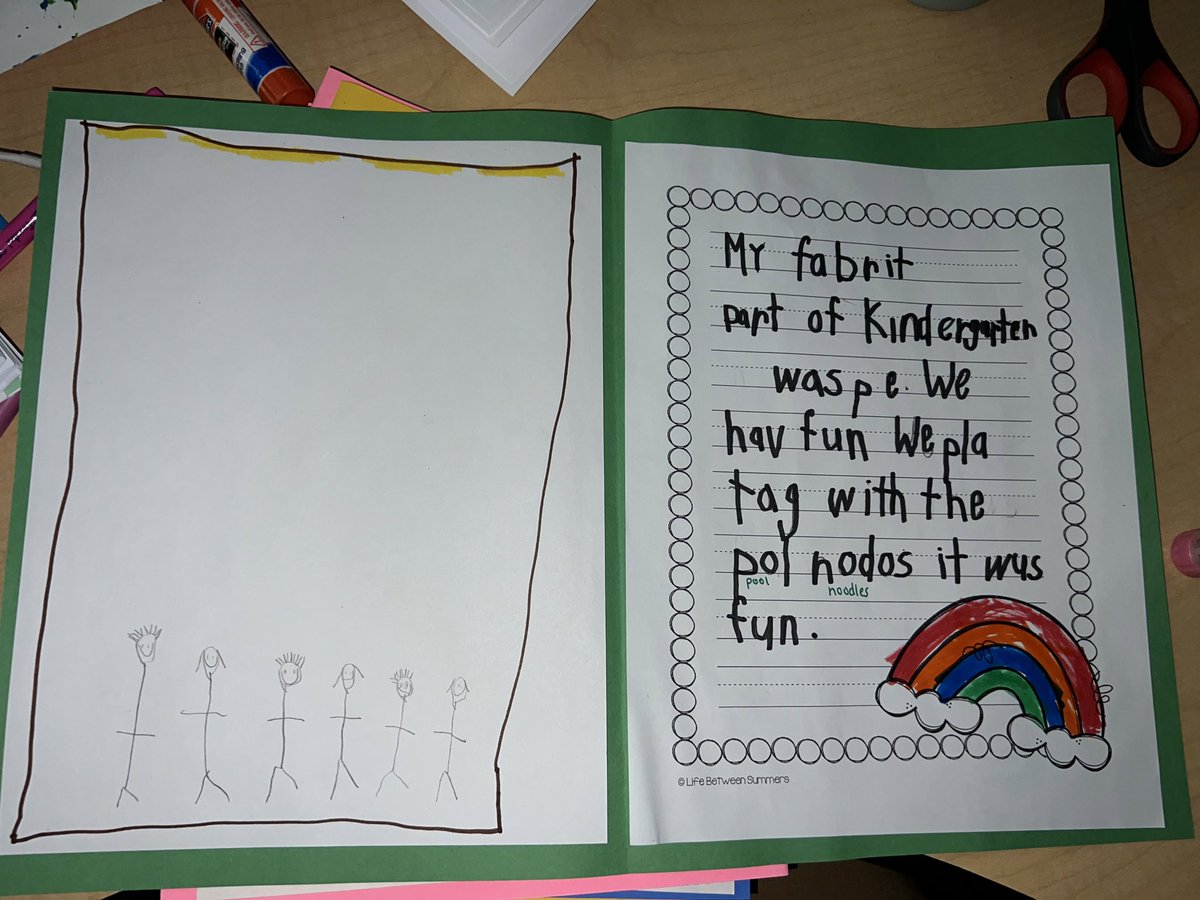 So proud of these kindergarten writers! They sure have worked hard this year!! First grade… here we come! ❤️🐾<a href="/Zeb_Kellough/">Zeb Kellough</a> <a href="/BGSchools/">BG Schools</a>