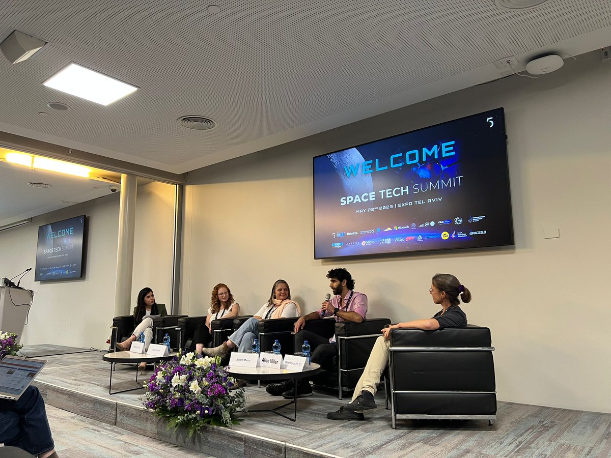 Our VP Product Noam Miron joined an enlightening panel discussion at the Space Tech Summit in Tel Aviv, exploring the intersection of climate and space technologies 🛰️🌍The panel emphasized the importance of Earth observation and satellite data in tackling our climate crisis!