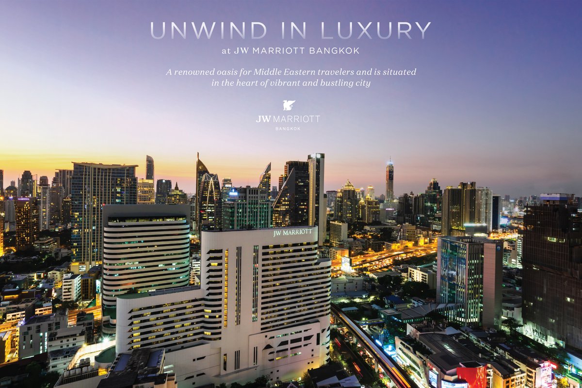 jwmarriottksa's tweet photo. Choose Bangkok as your ultimate destination and unwind in luxury with a stay at @JWMarriottbkk.
For more information please contact:
https://t.co/SIjyAINxbU
Tel:+662.656.7700
Email:mhrs.bkkdt.reservation@marriotthotels.com
#JWMarriottBangkok #LuxuryStaycation #Bangkok #Thailand https://t.co/0uKtPrzHAm