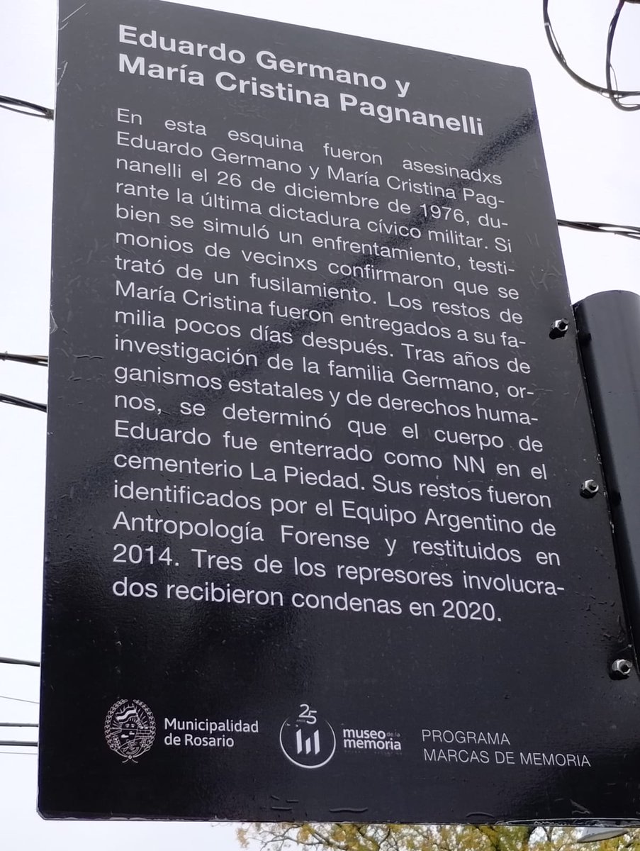 museo_memoria's tweet photo. Bv. Argentino y Colombres #Rosario
#ProgramaMarcasdeMemoria junto a @GeneroyDDHHRos y @CCPE https://t.co/nIpoAnNRFM