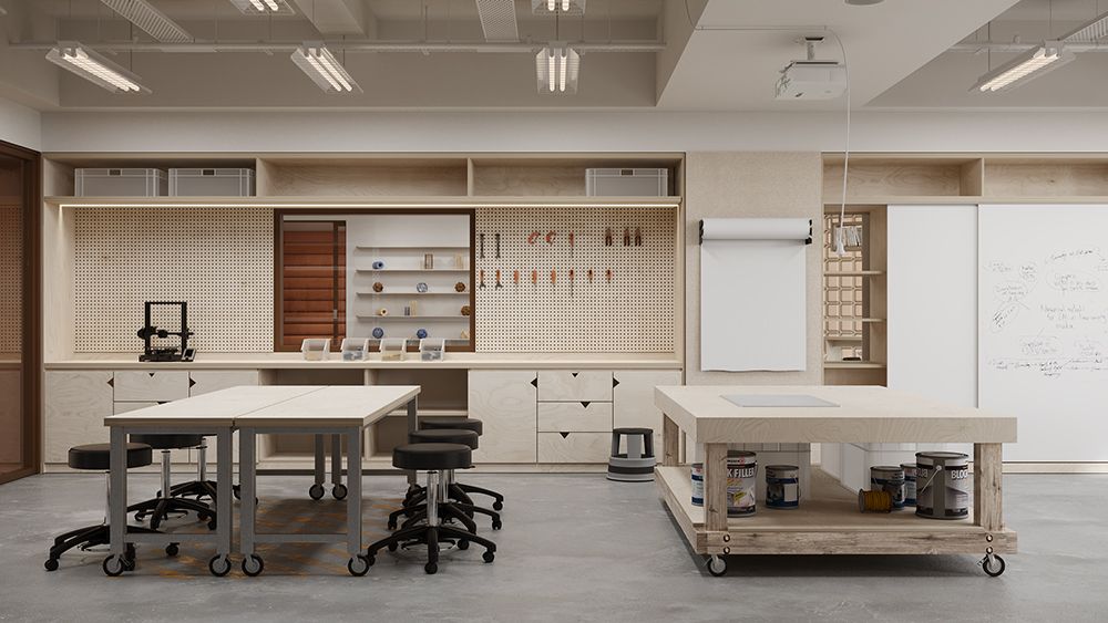 danishkurani's tweet image. I recently designed a center where teenagers learn how to be creators and entrepreneurs

There&apos;s recording studios, collaboration spaces, and this #makerspace 👇

Details coming soon

#pblchat #edchat #stem #education #makered