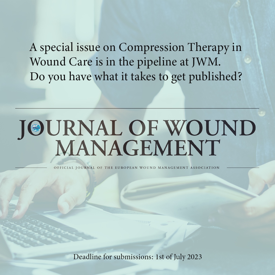 🧠  Call for Papers Compression Therapy Special Issue 2023! 🧠

There is substantial evidence to support the use of compression therapy in lower leg ulcers, but still, there are many gaps that prevent the efficacious use of compression. 

ewma.org/what-we-do/jow…
