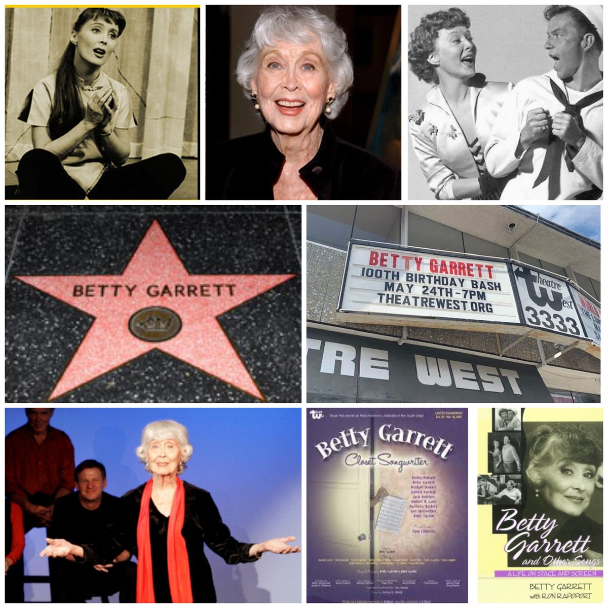 Happy heavenly 104th birthday to our much-loved founding member BETTY GARRETT (May 23, 1919 – February 12, 2011)!

We miss you, Betty!

#LAThtr #losangelestheatre #TheatreWest #BettyGarrett