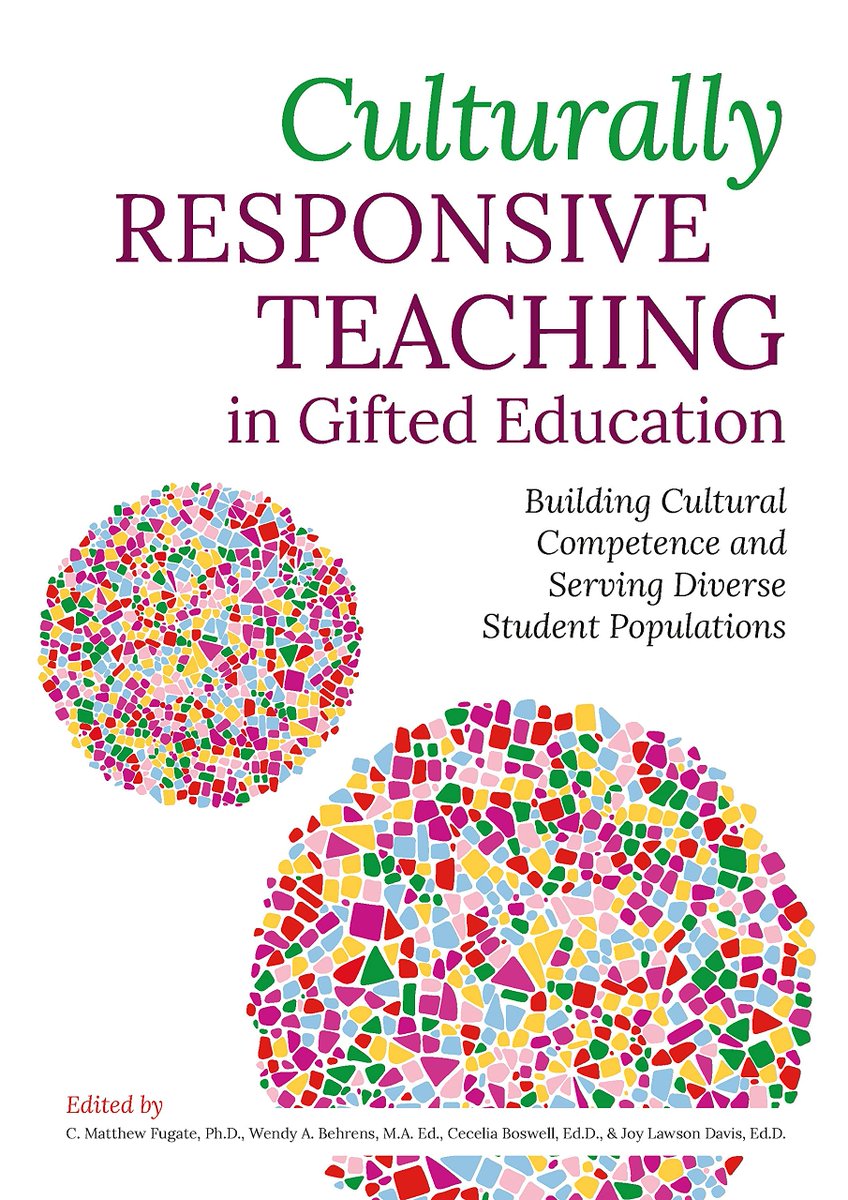 New this morning in your #ATALibrary:  Culturally Responsive Teaching in Gifted Education: Building Cultural Competence and Serving Diverse Student Populations library.teachers.ab.ca/Presto/search/… #giftedandtalented #diversity #abed