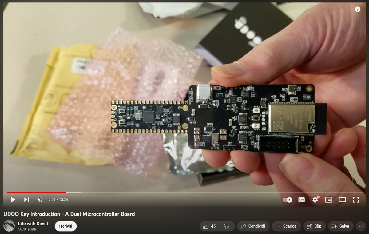 🎉 Our UDOO KEY backers are continuing to receive their boards and are starting to review them!
🙌 Our documentation will help you get started smoothly: udoo.org/docs-key/Get_S… 
#UDOOKEY #IoT #Backers