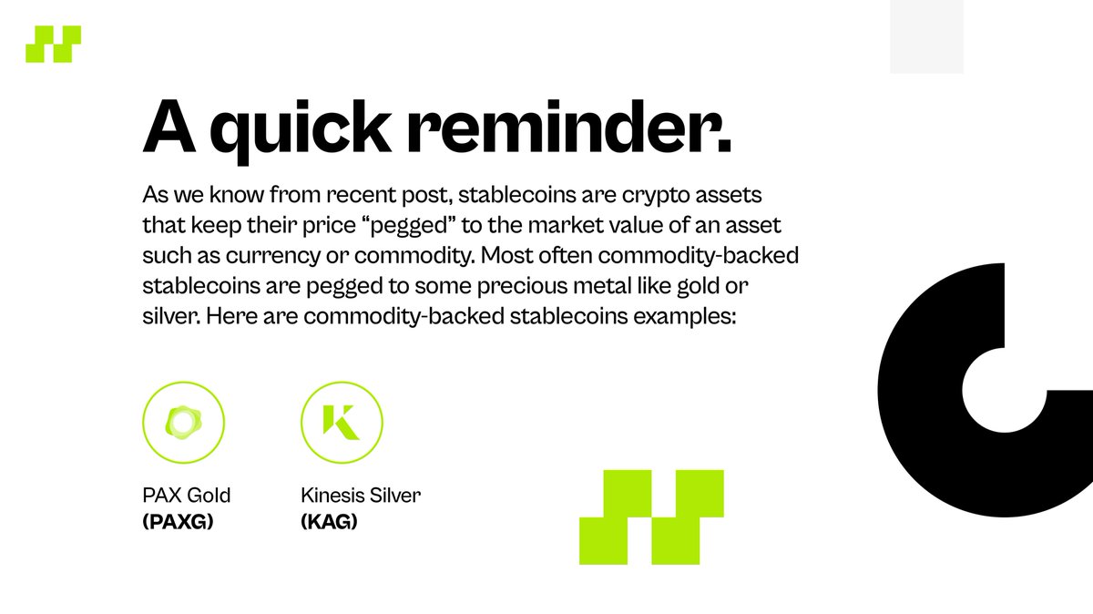 hivegard's tweet photo. #techtuesday is here! Stablecoins will be at the heart of Hivegard's MO. Let's see what commodity-backed stablecoins are!

To read more about HIVE token visit: https://t.co/jtnXpu7aCz 
#blockchain #Web3 #stablecoin https://t.co/Hpb7389RCH