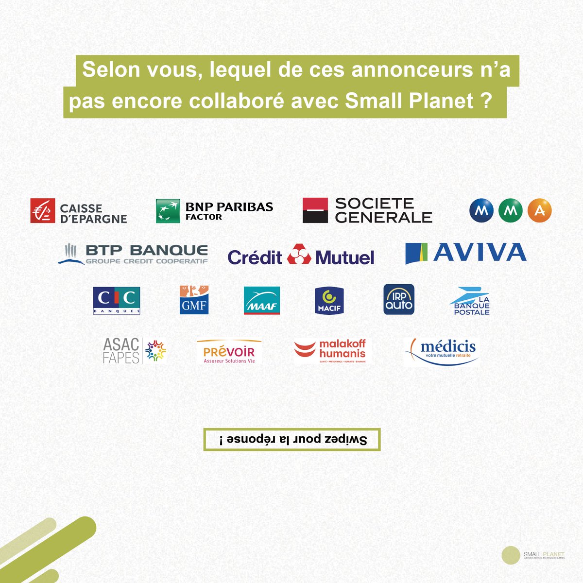 smallplanetCom's tweet image. De notre côté, tout le monde a eu une bonne réponse 😏
On espère que c'était le cas pour vous aussi ! Et sinon pas de problème, vous pouvez vous rattraper en allant faire un tour sur notre site Internet : small-planet.fr

À très bientôt !