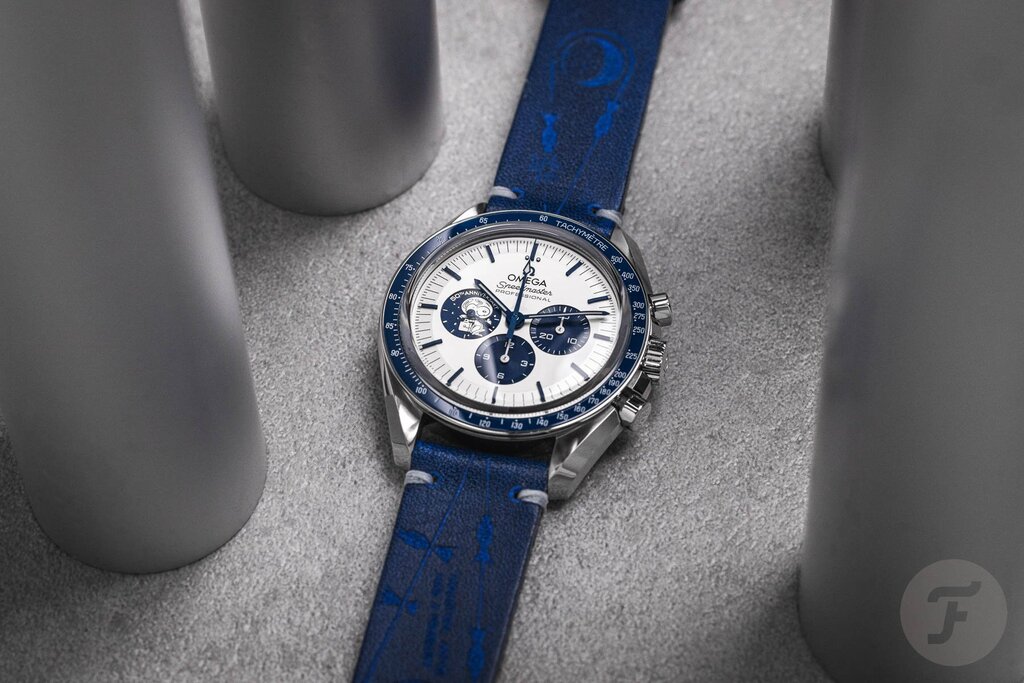 INEXWatches's tweet photo. The Fifth Fratello × REM Strap For The Speedmaster: Houston, We’ve Had A Problem 
I am very excited to announce our fifth Speedmaster strap collaboration with REM. This month’s “Houston, We’ve Had A Problem” strap will perfectly suit your Omega Speedmaster Professional Silve… https://t.co/eFsjendH6S