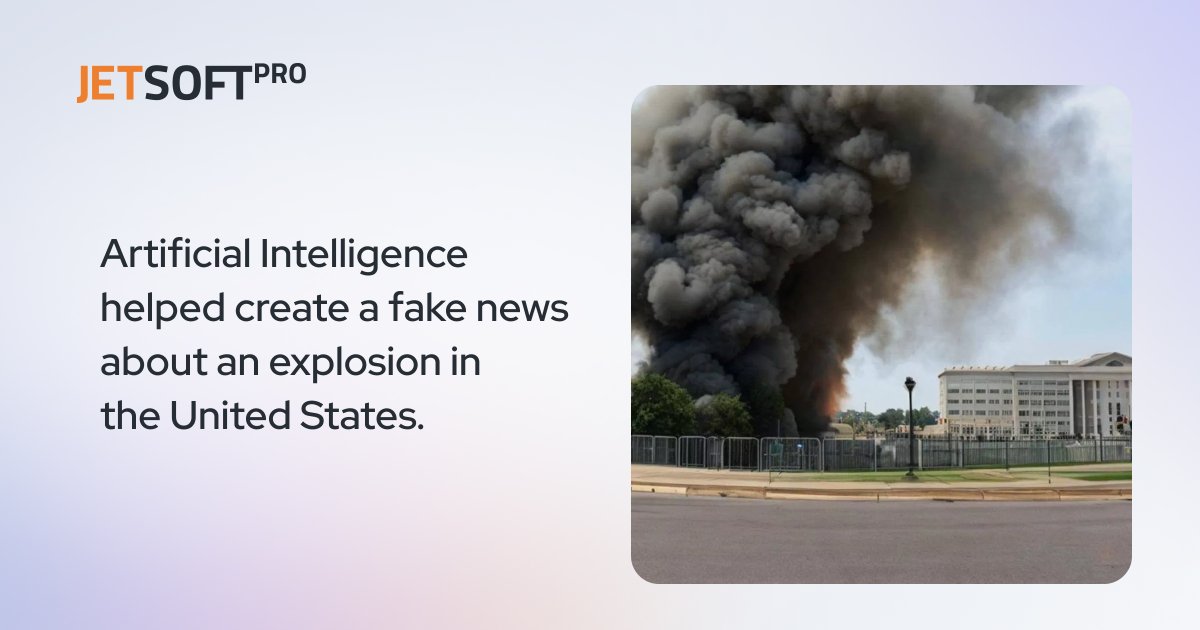 Do you remember the #fake photo of the #Pope in a #Balenciaga coat?
AI raised the stakes and created a fake image of an explosion at a U.S. government building. 🤯Yesterday the entire world was abuzz with discussions about a potential #terroristattack at the #Pentagon.🇺🇸