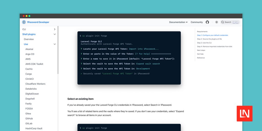 LaravelDepot's tweet image. Laravel News: Use 1Password to Authenticate with Forge and Vapor Securely