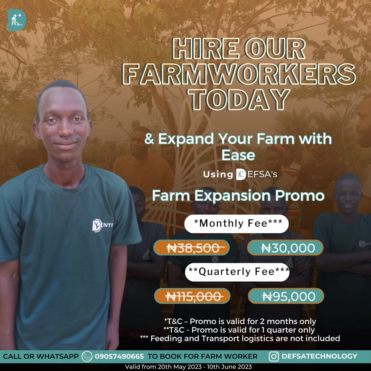 DufmaFc's tweet photo. You don't have to run a farm that lacks the necessary farmhand to yield profit,
Hire right from the get go to have a great farming experience.🌱
#farm #Agricultural #Trending #LeBronJames https://t.co/WCC0zcc97c