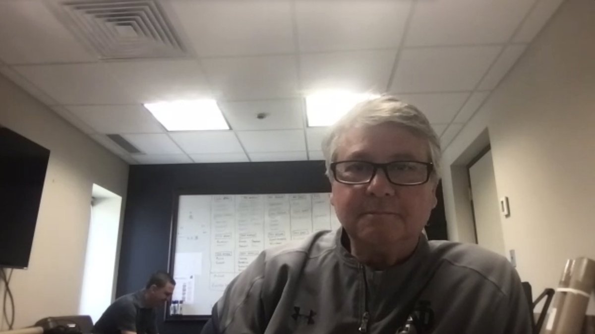 Kevin Corrigan on <a href="/NDlacrosse/">Notre Dame Lacrosse</a>  game prep: "We don't try to make it rocket surgery" 😅