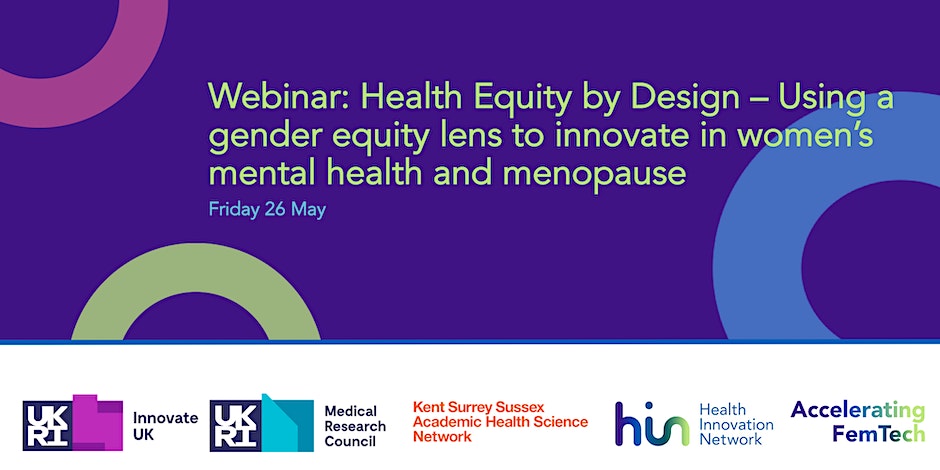 Got the taste for more health tech? Sign up to Friday's #AcceleratingFemTech webinar on using a gender equity lens to innovate in women's mental health and menopause.

Find out more:
eventbrite.co.uk/e/webinar-heal…

#LHIS23