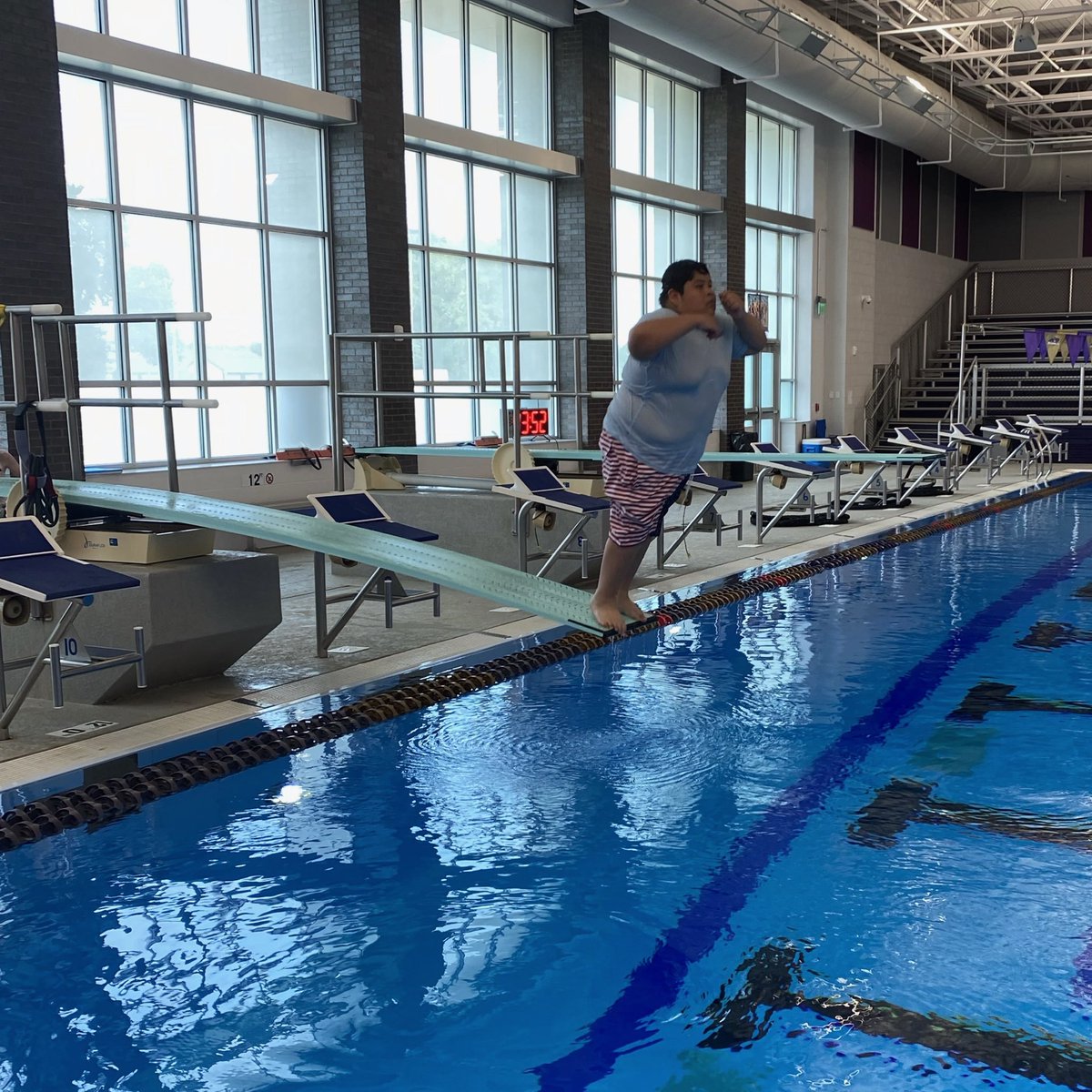 Nothing better than a <a href="/T_C_Cherry/">TC Cherry Elementary</a> field trip to swim in the <a href="/BGHSPurplesNews/">The Purple Spirit</a> swimming pool the last few days of school. Mario Brothers on the scoreboard is a bonus.
