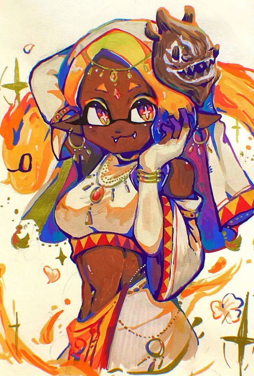 黑帮舞者
#Splatoon3 
#すりみ連合 
#frye