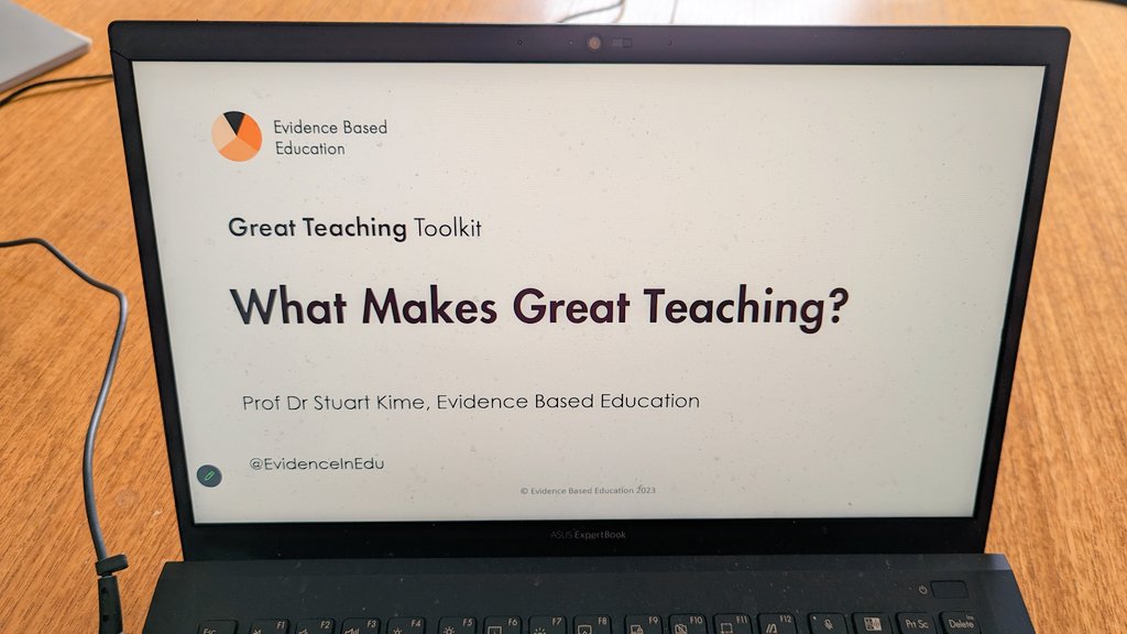 KateJones_teach's tweet image. Looking forward to the webinar hosted by @ProfKime at @EvidenceInEdu What Makes Great Teaching? 

If you&apos;re attending live do send us a tweet! #GreatTeaching 👏