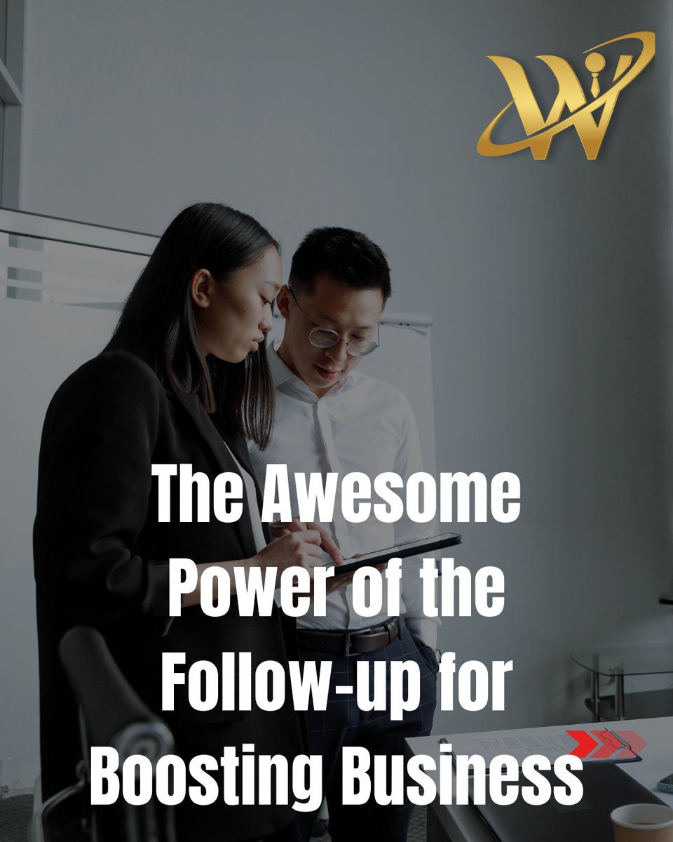 wervasco's tweet photo. The Awesome Power of the Follow-up for Boosting Business.
#followup #wervas #virtualassistant #boostinyourbusiness https://t.co/sjVNPjMCvS