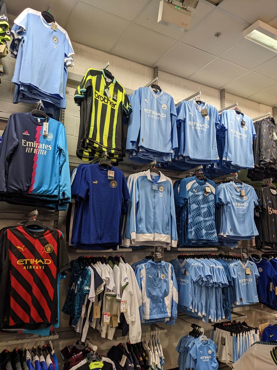 MarkJ on Twitter "Little Citeh filling the shelves in Sports Direct, Cardiff today. How times