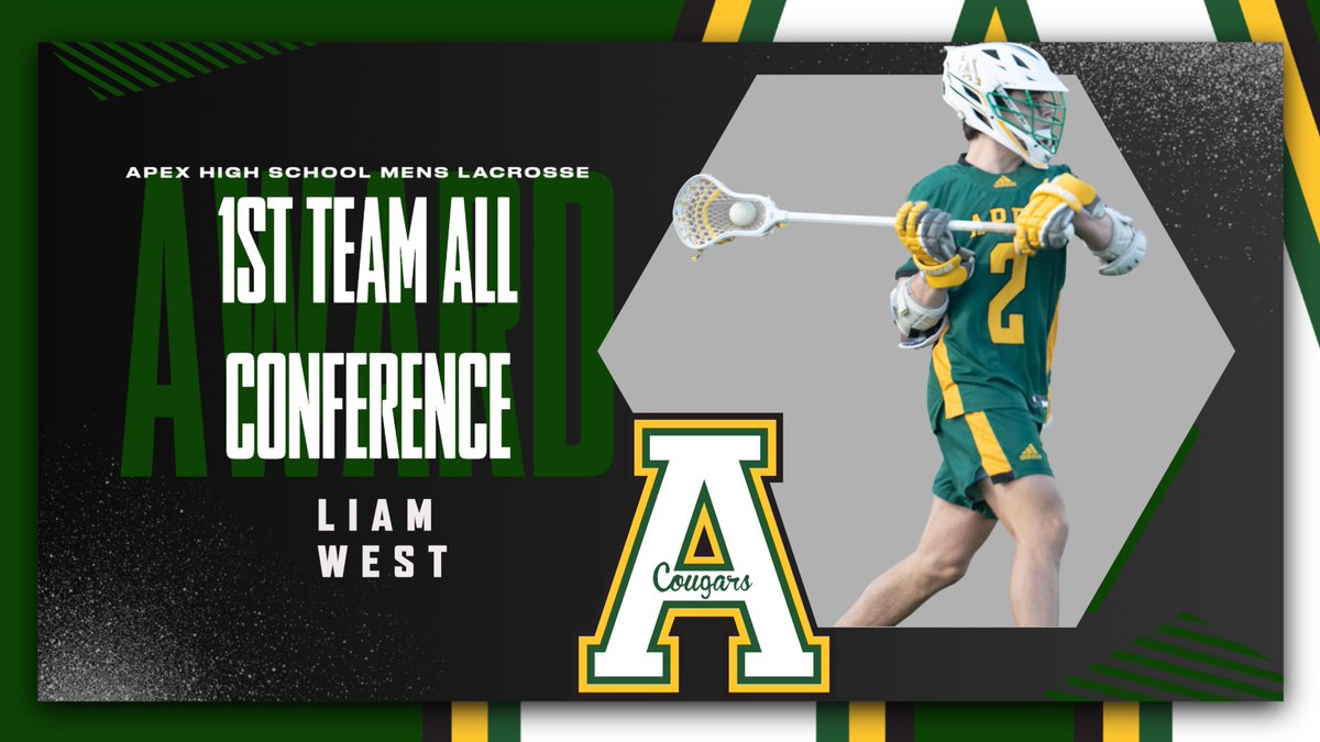 Congratulations to Liam West for being selected to 1st Team All-Conference this season! Liam had a great senior year!